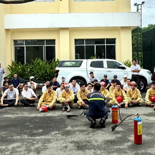 Công ty Thuốc lá Sài Gòn nâng cao nghiệp vụ PCCC & CNCH qua huấn luyện và diễn tập